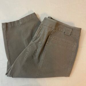 Women’s Coldwater Creek Dark‎ Beige Capri Pants | Size Petite 16